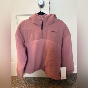 Lululemon High-Pile Fleece Hooded Half Zip